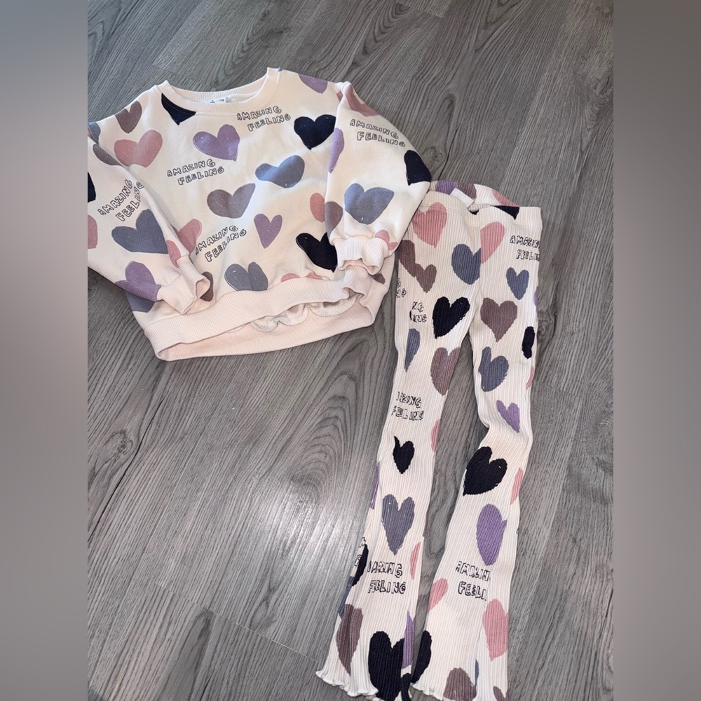 Zara Heart Matching Set 5T